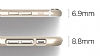 Elago S6 Slim Fit 2 iPhone 6 / 6S Gold Rubber Klf - Resim: 1