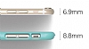 Elago S6 Slim Fit 2 iPhone 6 / 6S Turkuaz Rubber Klf - Resim: 3