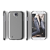 Elago Samsung i9500 Galaxy S4 G7 Slim Fit Series Metalik Gri Rubber Klf - Resim: 2