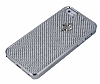 Ferrari iPhone SE / 5 / 5S Karbon Fiber Metal Gri Klf - Resim: 3