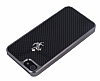 Ferrari iPhone SE / 5 / 5S Karbon Fiber Metal Siyah Klf - Resim: 3