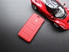 Ferrari iPhone 7 / 8 Czdanl Kapakl Gerek Deri Krmz Klf - Resim: 3