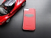 Ferrari iPhone 7 / 8 Czdanl Kapakl Gerek Deri Krmz Klf - Resim: 4