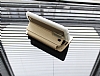 Ferrise LG G3 Pencereli Standl Gold Deri Klf - Resim: 3