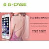 G-Case iPhone 6 / 6S 360 Derece Tam Koruma effaf Siyah Silikon Klf - Resim: 3