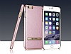 G-Case iPhone 6 / 6S Standl Deri Rose Gold Rubber Klf - Resim: 2