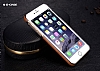 G-Case iPhone 6 / 6S Standl Deri Kahverengi Rubber Klf - Resim: 7