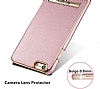 G-Case iPhone 6 Plus / 6S Plus Standl Deri Rose Gold Rubber Klf - Resim: 2
