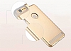 G-Case iPhone 6 Plus / 6S Plus Silikon Kenarl Metal Gold Klf - Resim: 5