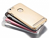 G-Case iPhone 6 Plus / 6S Plus Silikon Kenarl Metal Dark Silver Klf - Resim: 5