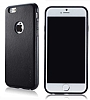 G-Case iPhone 6 / 6S Siyah Deri Klf - Resim: 2
