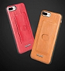 G-Case Majesty Series iPhone X / XS Deri Krmz Rubber Klf - Resim: 4