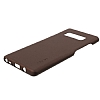 G-Case Noble Samsung Galaxy Note 8 Deri Grnml Kahverengi Rubber Klf - Resim: 2