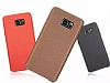 G-Case Samsung Galaxy Note 5 Deri Grnml Kahverengi Rubber Klf - Resim: 2