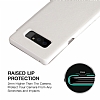 G-Case Samsung Galaxy Note 8 Czdanl nce Yan Kapakl Beyaz Deri Klf - Resim: 2