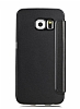 G-Case Samsung Galaxy S6 Edge nce Yan Kapakl Siyah Deri Klf - Resim: 4