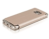 G-Case Samsung Galaxy S7 Edge Manyetik Kapakl Pencereli Gold Deri Klf - Resim: 2