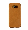 G-Case Samsung Galaxy S8 Czdanl nce Yan Kapakl Kahverengi Deri Klf - Resim: 2