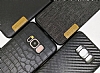 G-Case Samsung Galaxy S8 Deri Desenli Siyah Rubber Klf - Resim: 1