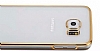G-Case Samsung i9800 Galaxy S6 Metalik Gold Kenarl Kristal Klf - Resim: 5