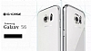 G-Case Samsung i9800 Galaxy S6 Metalik Gold Kenarl Kristal Klf - Resim: 2