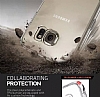 G-Case Samsung i9800 Galaxy S6 Metalik Gold Kenarl Kristal Klf - Resim: 1