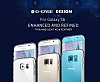 G-Case Samsung i9800 Galaxy S6 Metalik Gold Kenarl Kristal Klf - Resim: 3