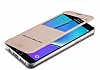 G-Case Sense Samsung Galaxy Note 5 Manyetik Kapakl Pencereli Beyaz Deri Klf - Resim: 2