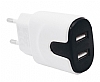 GALIO Yksek Kapasiteli Micro USB Beyaz arj Aleti - Resim: 1