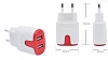 GALIO Yksek Kapasiteli USB Type-C Beyaz arj Aleti - Resim: 1