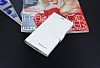 Eiroo General Mobile Discovery Elite Czdanl Yan Kapakl Beyaz Deri Klf - Resim: 4