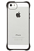Griffin Survivor Clear iPhone SE / 5 / 5S Siyah Silikon Kenarl Kristal Klf - Resim: 5