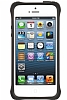 Griffin Survivor Clear iPhone SE / 5 / 5S Siyah Silikon Kenarl Kristal Klf - Resim: 4
