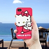 Hello Kitty iPhone 4 / 4S Pembe Sert Parlak Klf - Resim: 1