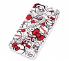 Hello Kitty SAN-155KTB iPhone SE / 5 / 5S Silikon Klf - Resim: 1