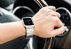 Hoco Apple Watch Link Bracelet Dark Silver Metal Kordon (42 mm) - Resim: 3