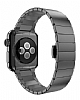 Hoco Apple Watch Link Bracelet Dark Silver Metal Kordon (42 mm) - Resim: 1
