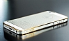 Hoco iPhone SE / 5 / 5S Defender Desenli Gold Kristal Klf - Resim: 2
