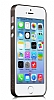 Hoco iPhone SE / 5 / 5S Ultra nce Dark Silver Rubber Klf - Resim: 4