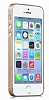 Hoco iPhone SE / 5 / 5S Ultra nce Gold Rubber Klf - Resim: 3