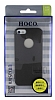 Hoco iPhone SE / 5 / 5S Ultra nce Dark Silver Rubber Klf - Resim: 5