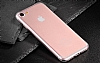 Hoco Light Series iPhone 7 / 8 effaf Silikon Klf + Siyah Cam Ekran Koruyucu - Resim: 3