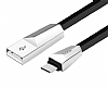 Hoco X4 ZINC ALLOY USB Type-C Siyah Data Kablosu 1,20m - Resim: 5