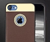 Hojar iPhone 7 Plus Deri Kahverengi Rubber Klf - Resim: 2