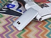 HTC 10 Tam Kenar Koruma Silver Rubber Klf - Resim: 1