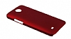 HTC Desire 300 Sert Mat Bordo Rubber Klf - Resim: 1