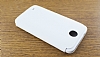 HTC Desire 300 nce Yan Kapakl Beyaz Klf - Resim: 2