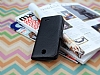 HTC Desire 310 Czdanl Yan Kapakl Siyah Deri Klf - Resim: 3