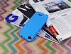 HTC Desire 320 Mavi Silikon Klf - Resim: 1