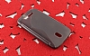 HTC Desire 500 Desenli effaf Siyah Silikon Klf - Resim: 1